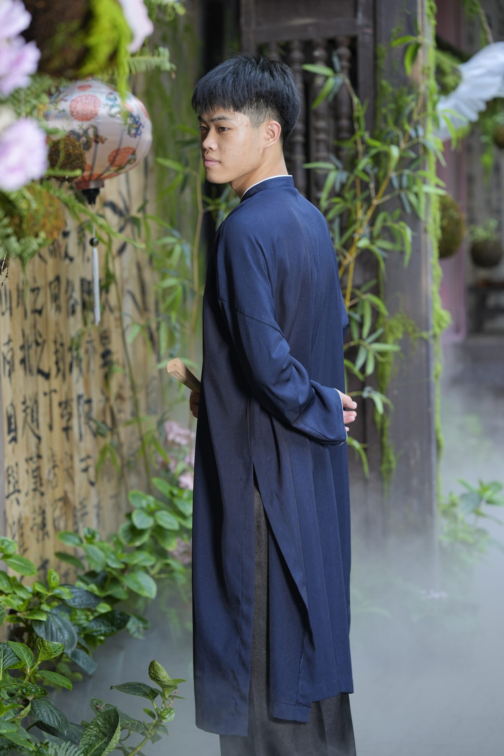 Áo Tấc Nam Xanh Dương