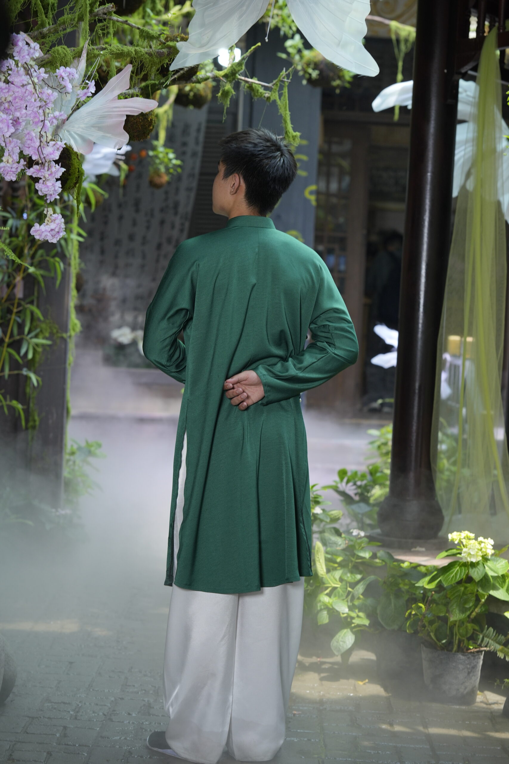 Áo Tấc Nam Xanh Lá