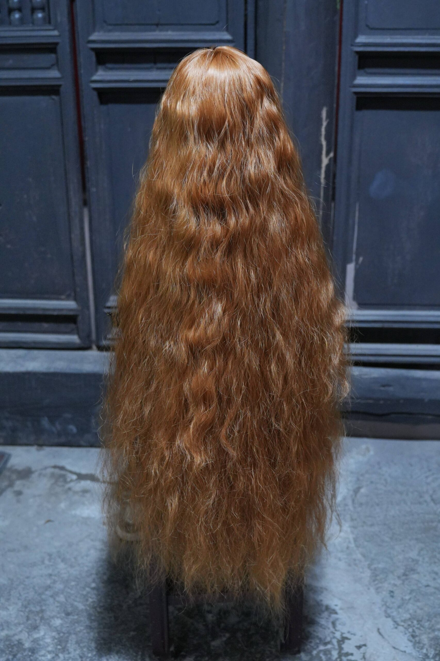 Tóc Giả Nâu Hippie