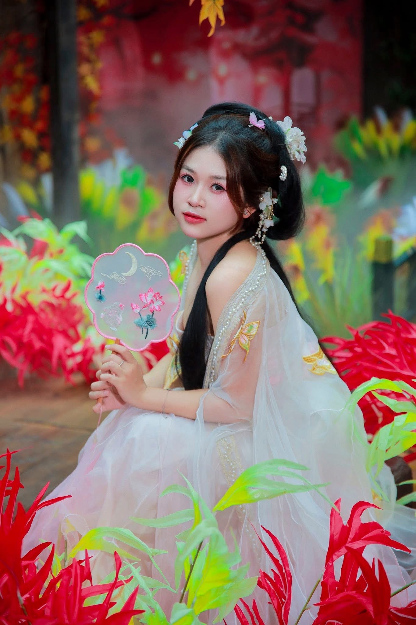 HFU65- Hằng Nga trắng hồng-combo599